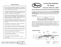 Thumbnail of document Manual - P2 Flow Switch